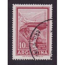 ARGENTINA 1969 GJ 1498 ESTAMPILLA USADA CON FILIGRANA U$ 60
